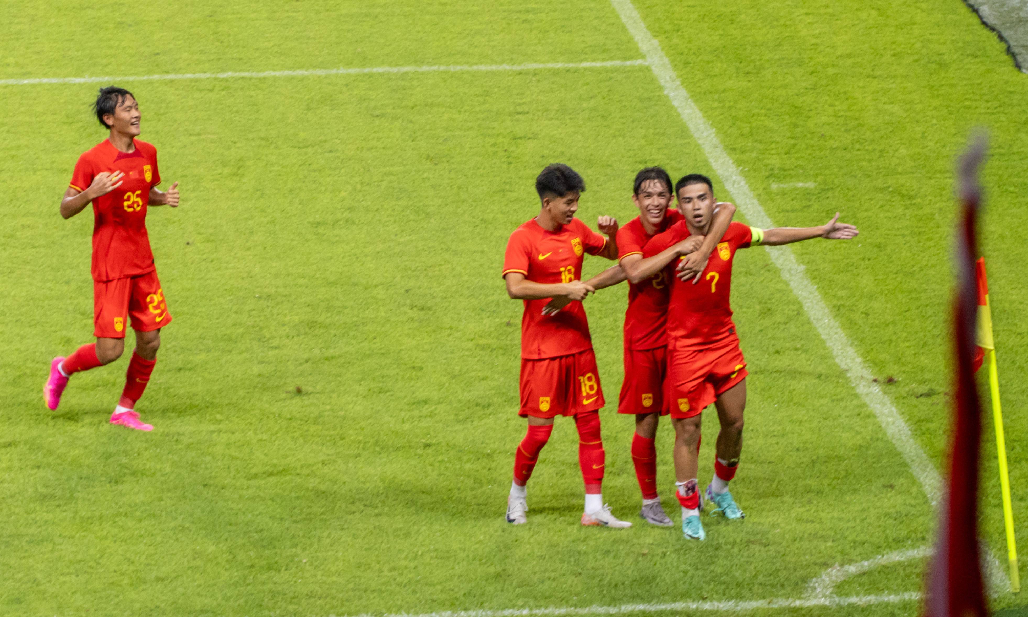 国际足球赛事,中国队攻入制胜一球 国际足球赛事,中国队攻入制胜一球